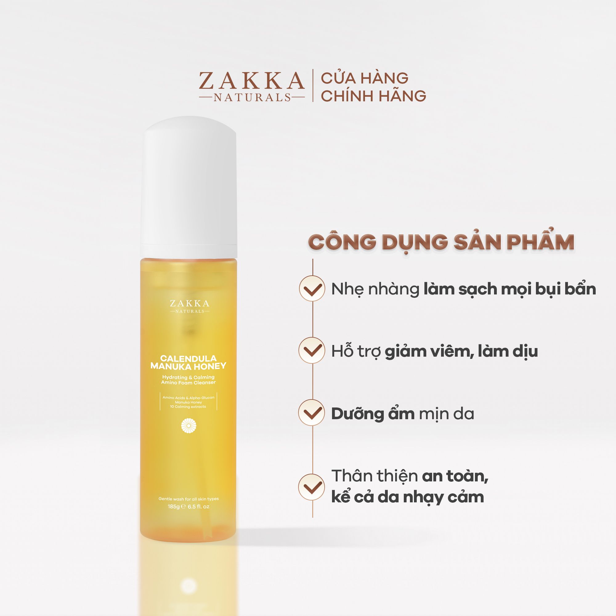 Combo Sạch Dịu_Tăng Sức Đề Kháng Cho Da Nhạy Cảm
