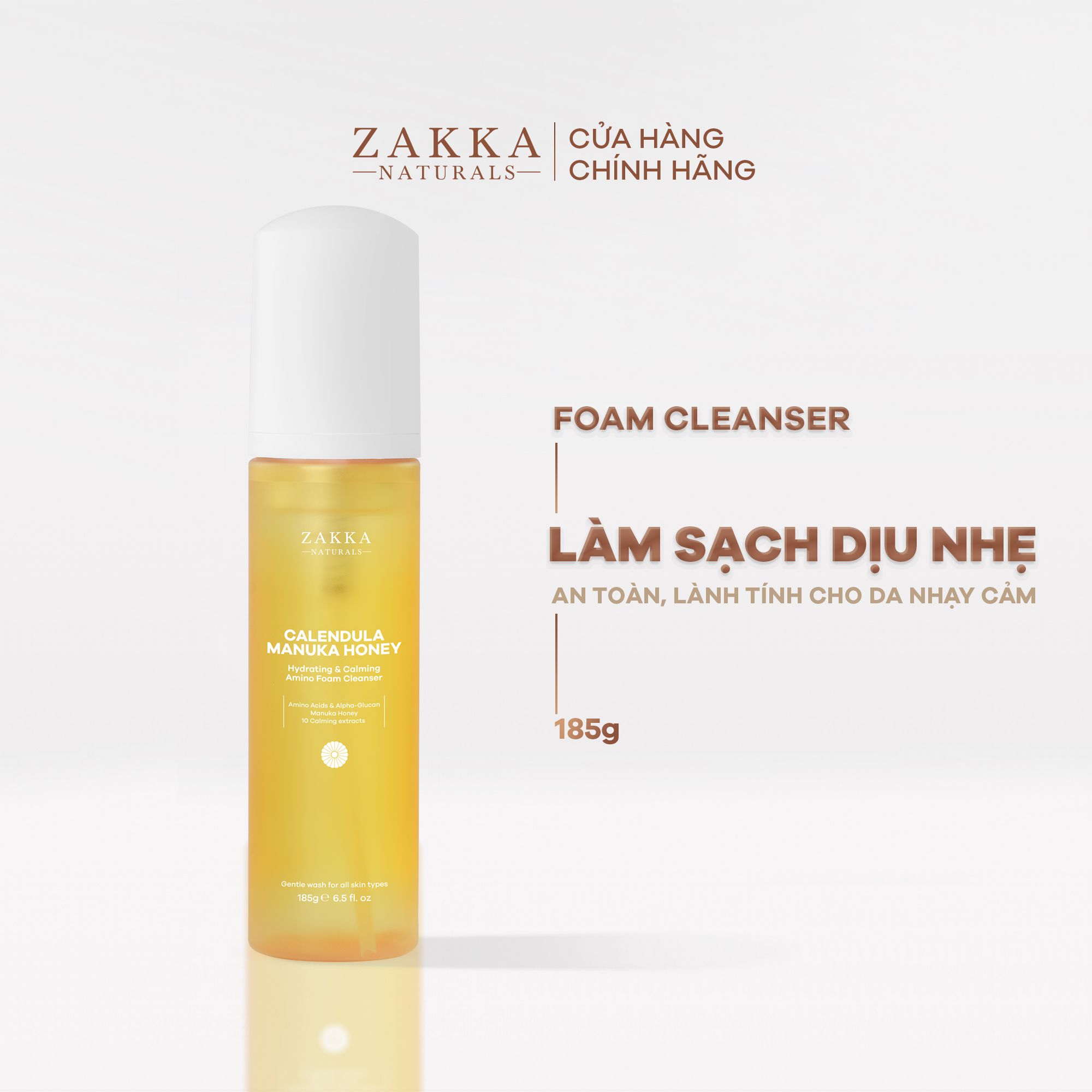 Sữa Rửa Mặt Hoa Cúc Dịu Nhẹ Calendula Manuka Honey