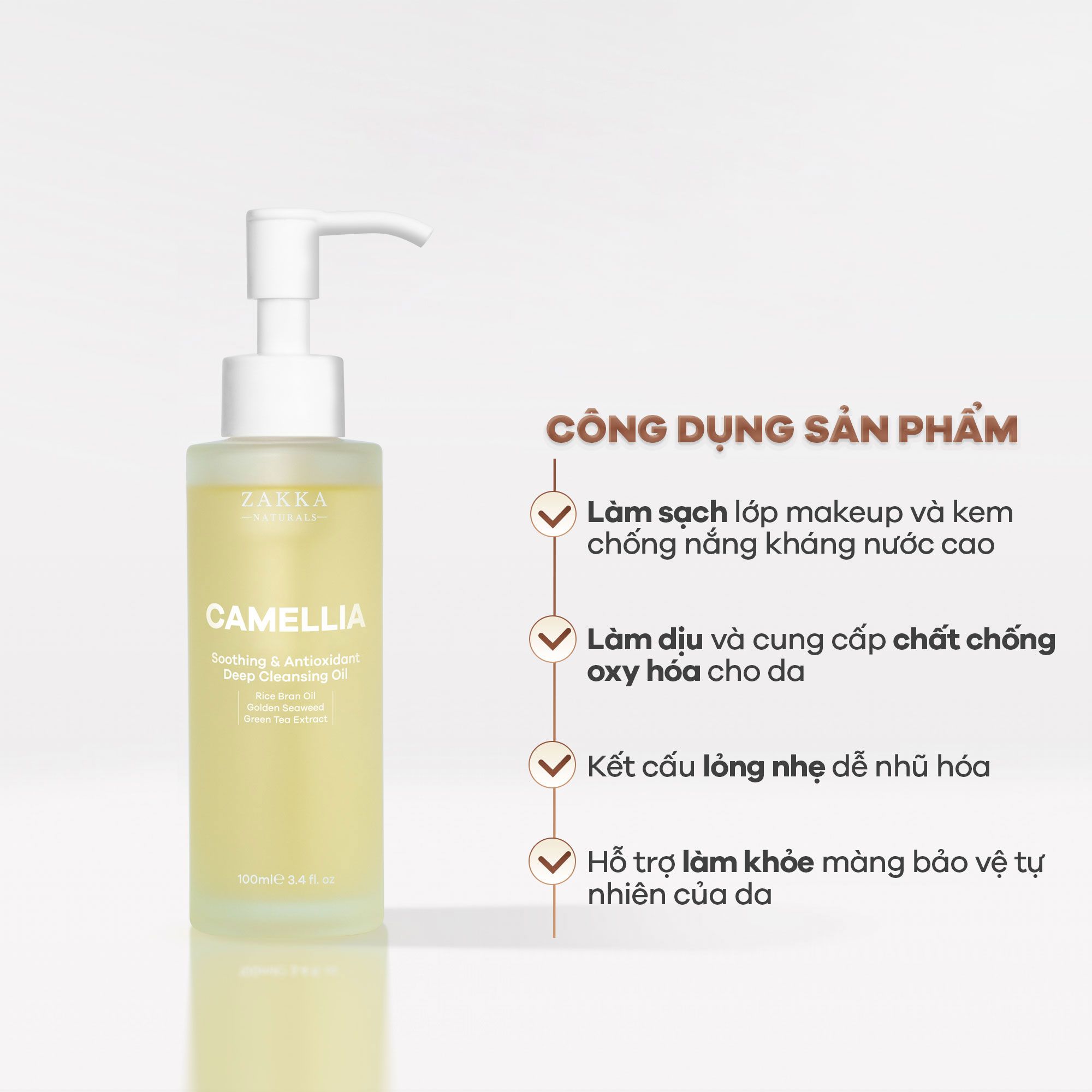 Dầu Tẩy Trang Làm Sạch Sâu Camellia Deep Cleansing Oil