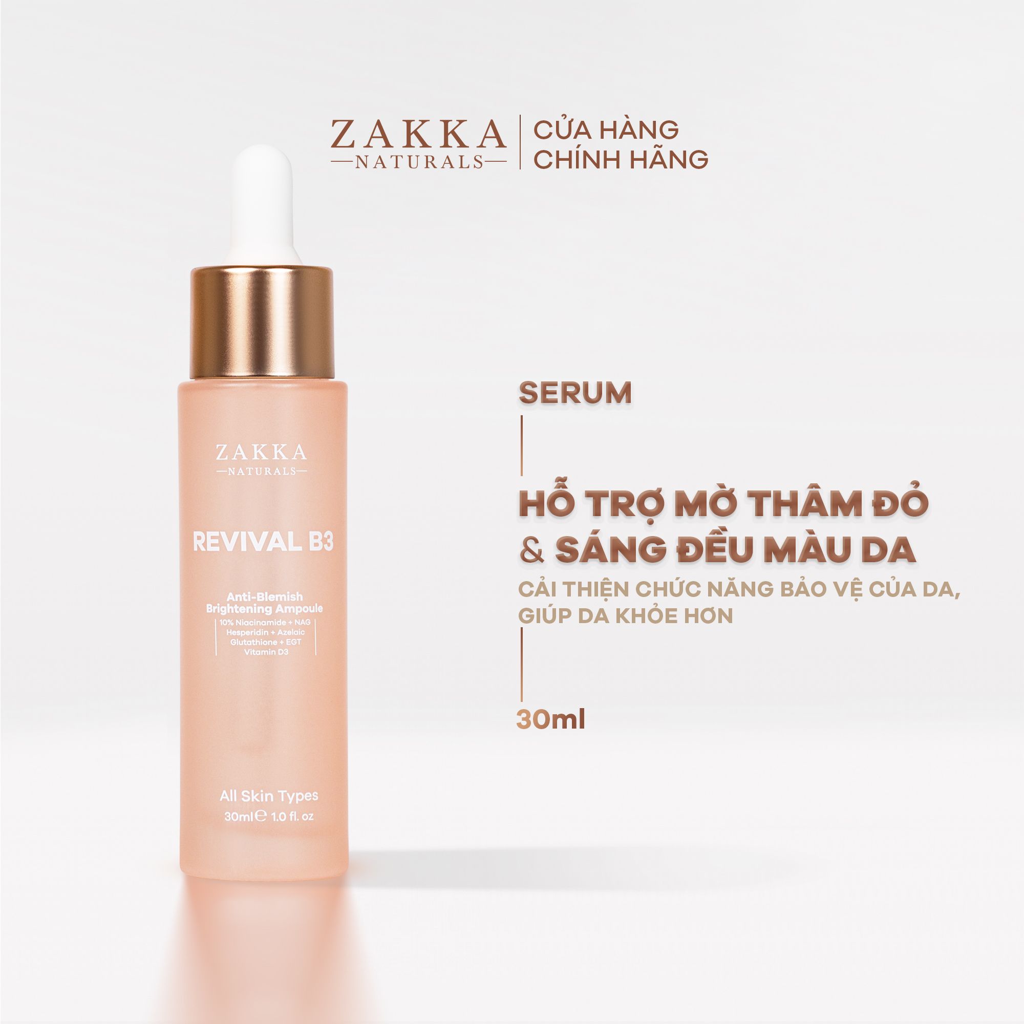 Serum Niacinamide Cải Thiện Thâm Mụn Revival B3