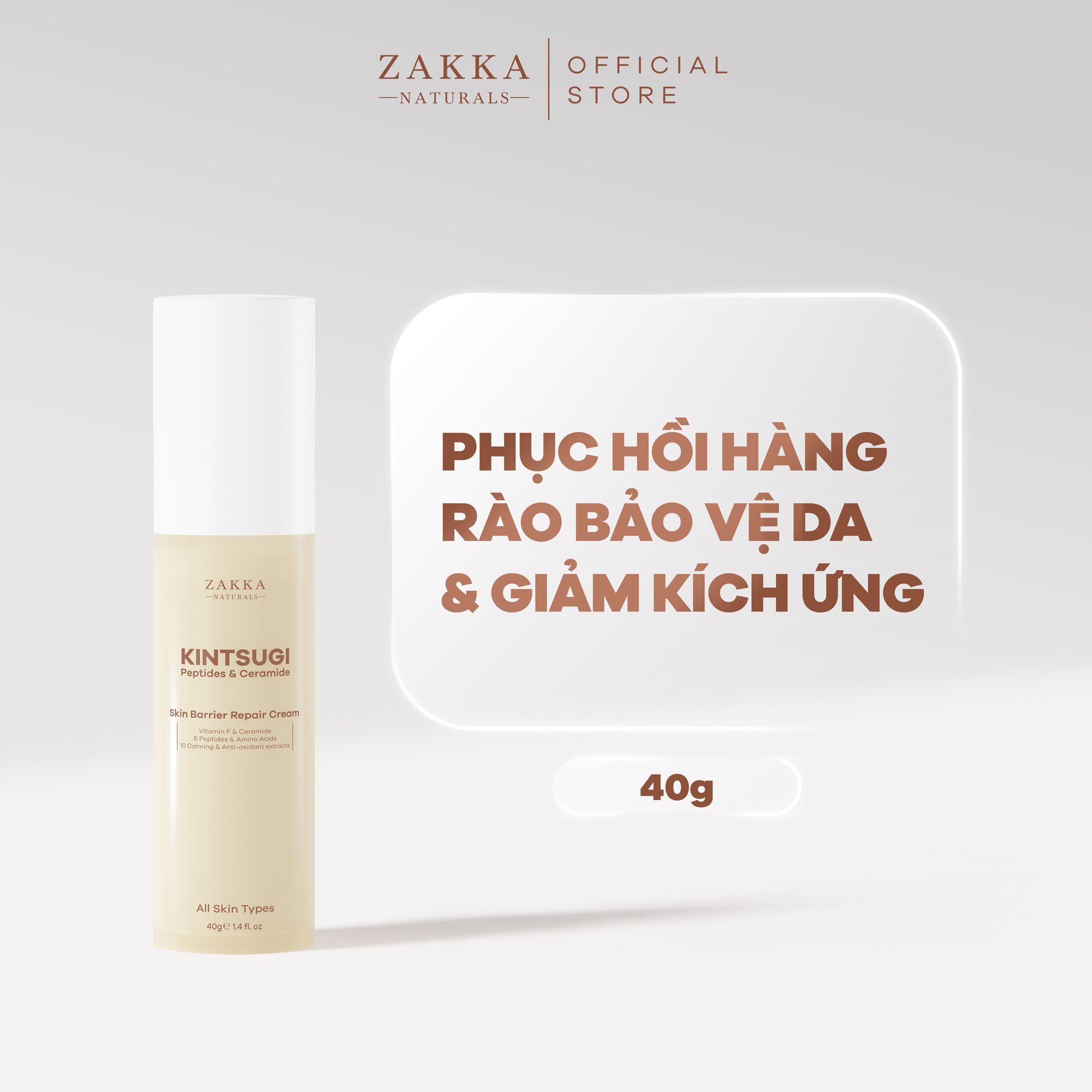 Kem Dưỡng Phục Hồi Kintsugi Peptides & Ceramide Skin Barrier Repair