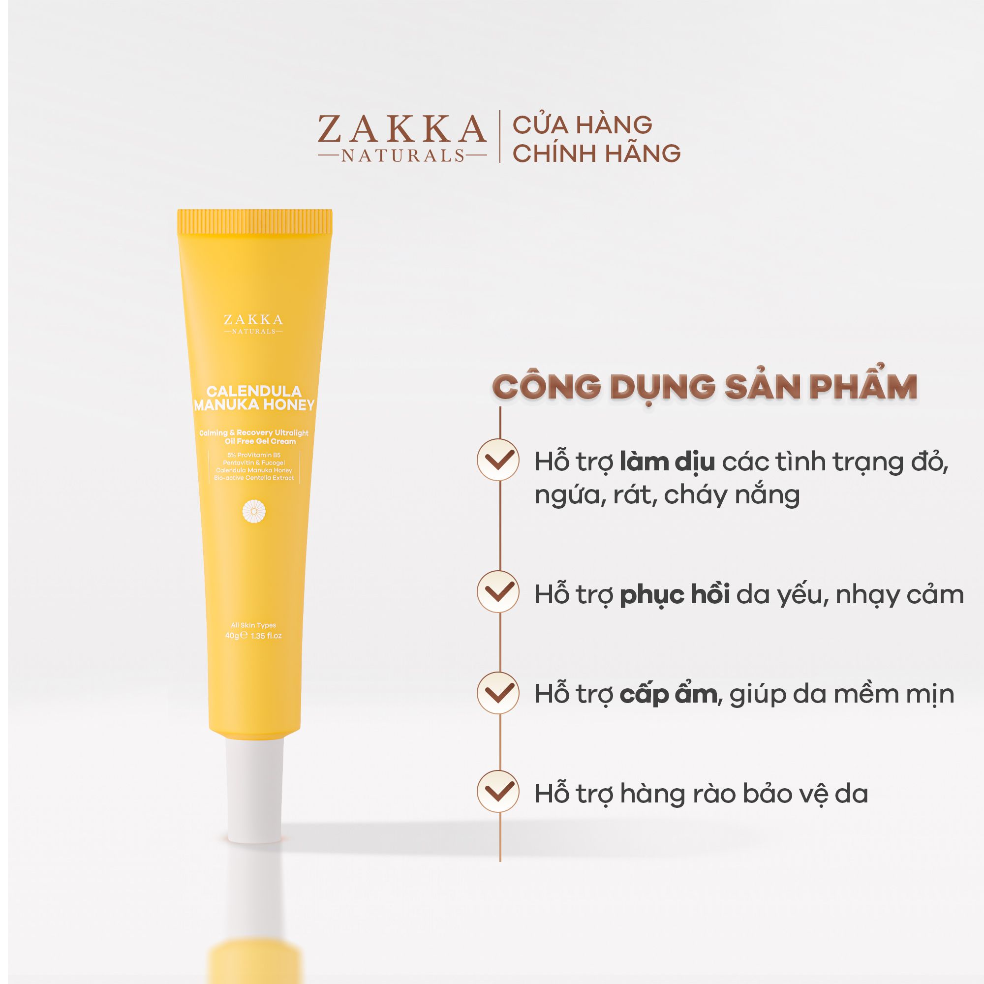 Gel dưỡng Cúc Mật Ong dịu da và hỗ trợ phục hồi