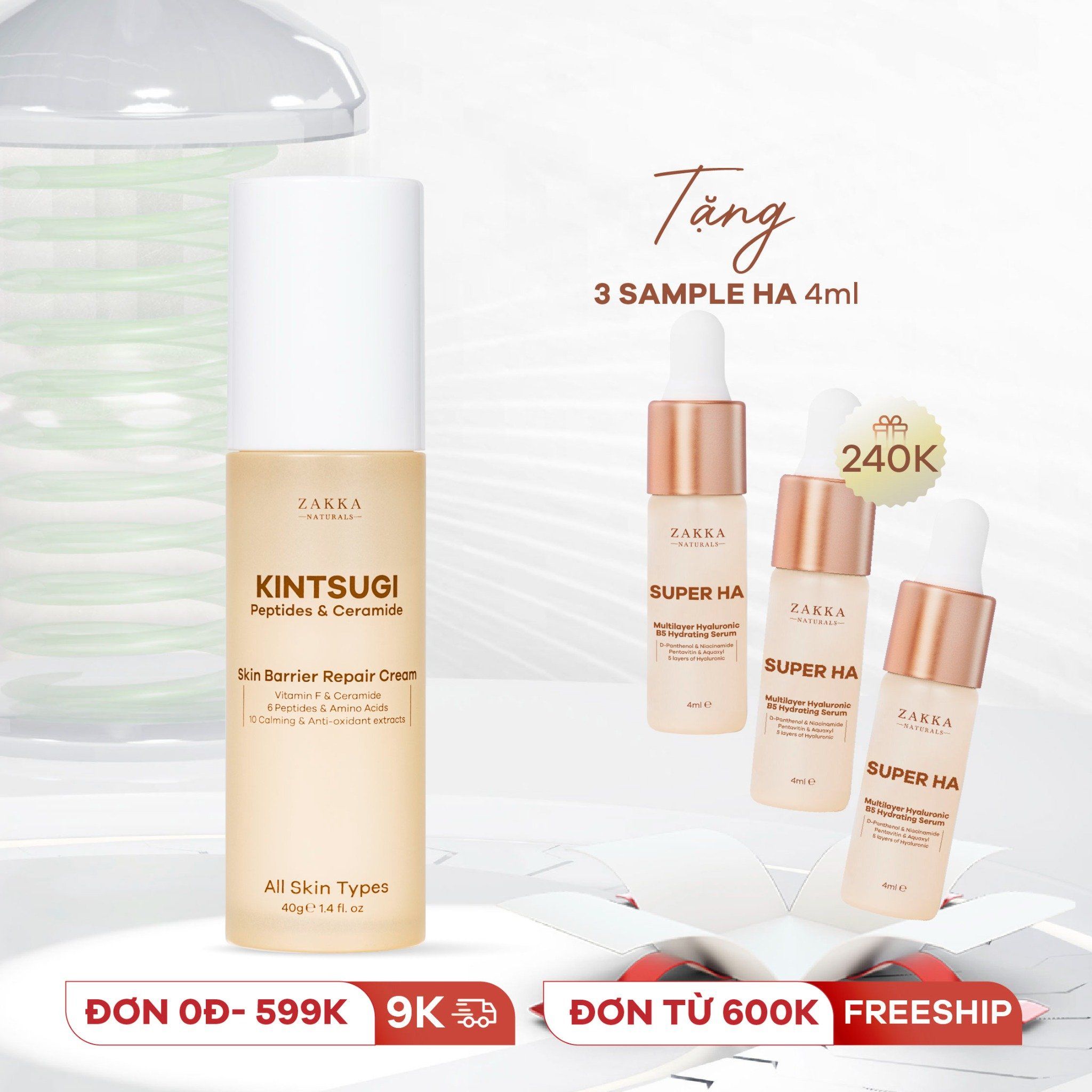 Kem Dưỡng Phục Hồi Kintsugi Peptides & Ceramide Skin Barrier Repair