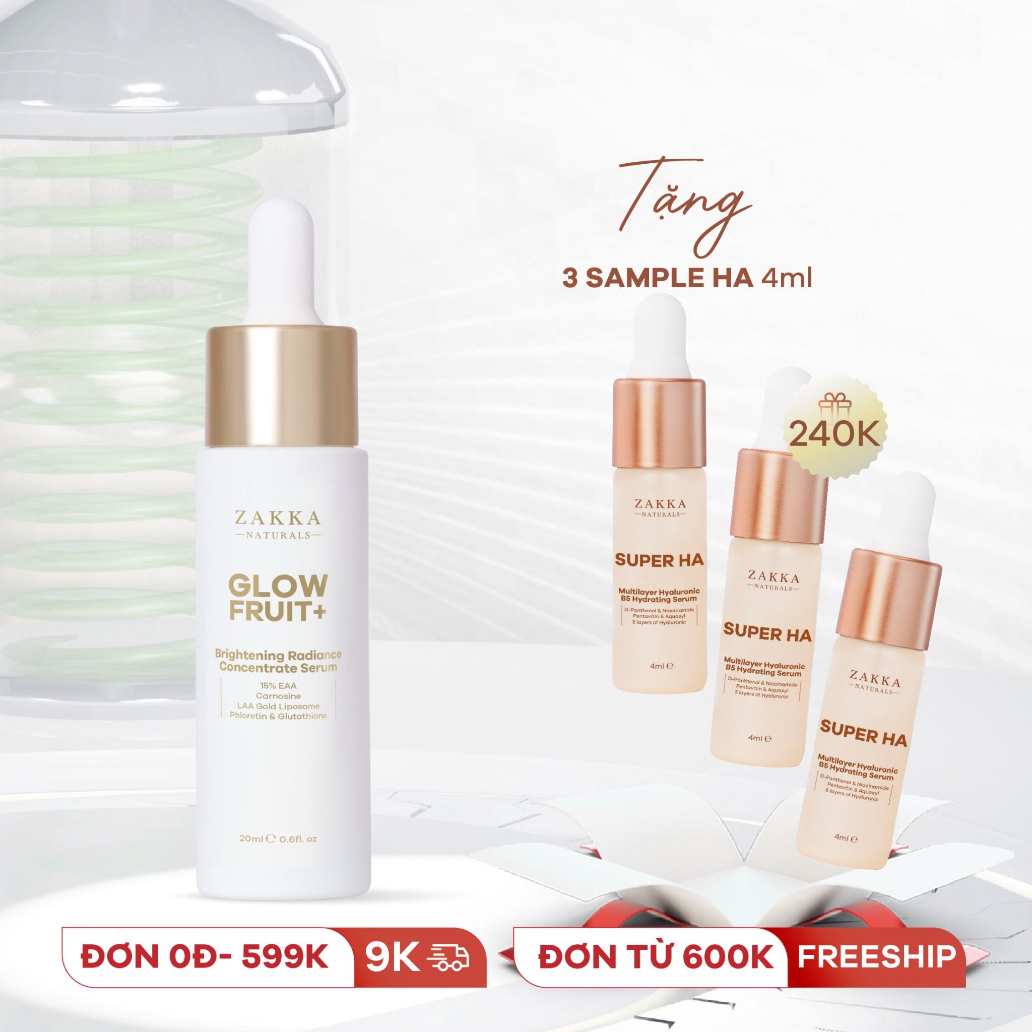 Serum Vitamin C Sáng Và Đều Màu Da Glowfruit+ Brightening