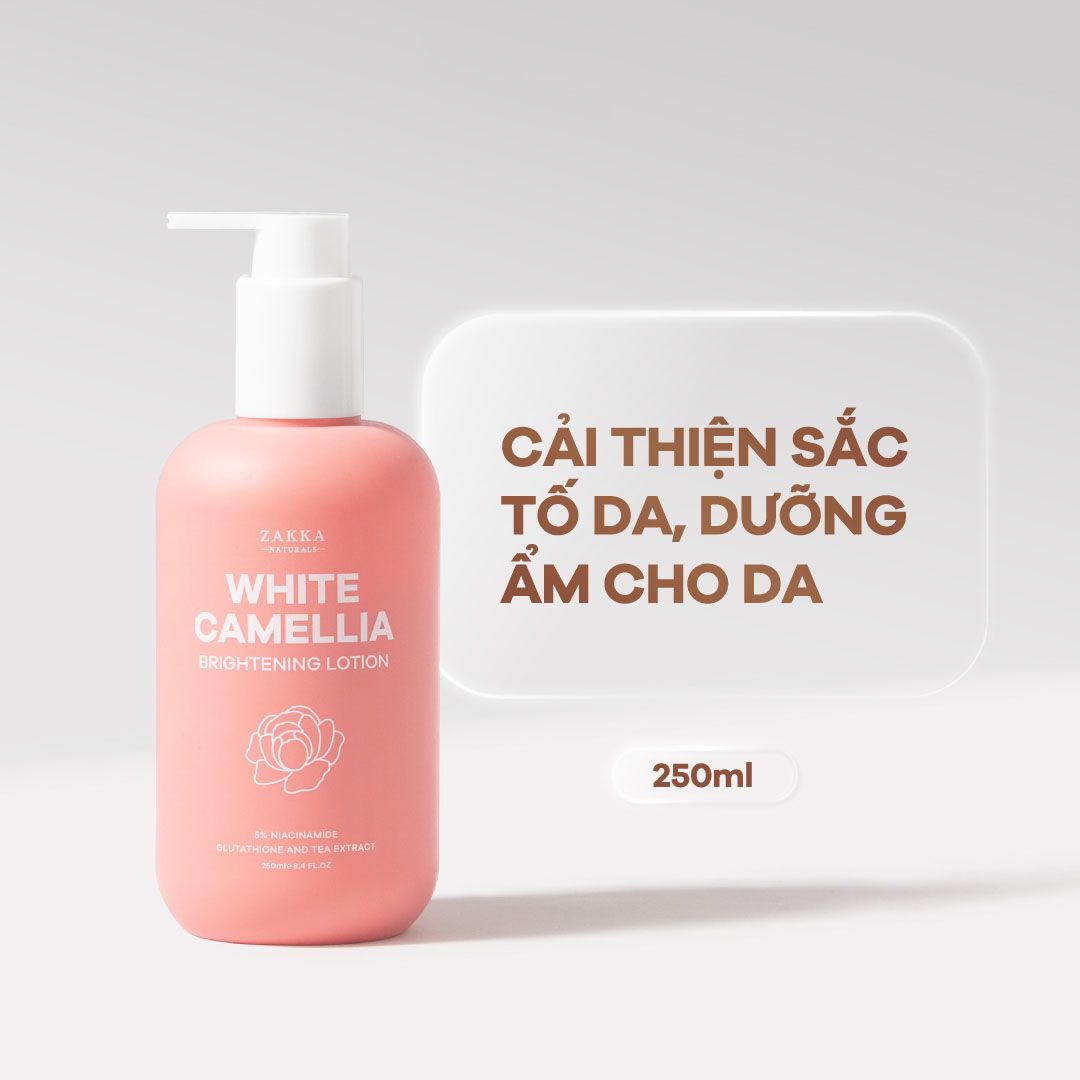  Sữa Dưỡng Thể Sáng Mịn Da - White Camellia Brightening Lotion 250ml 