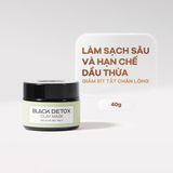  Mặt Nạ Đất Sét Thanh Lọc, Thải Độc Da Black Detox Clay Mask 40g 