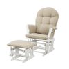 Ghế lắc thư giãn - glider rocker #GL03-WHI