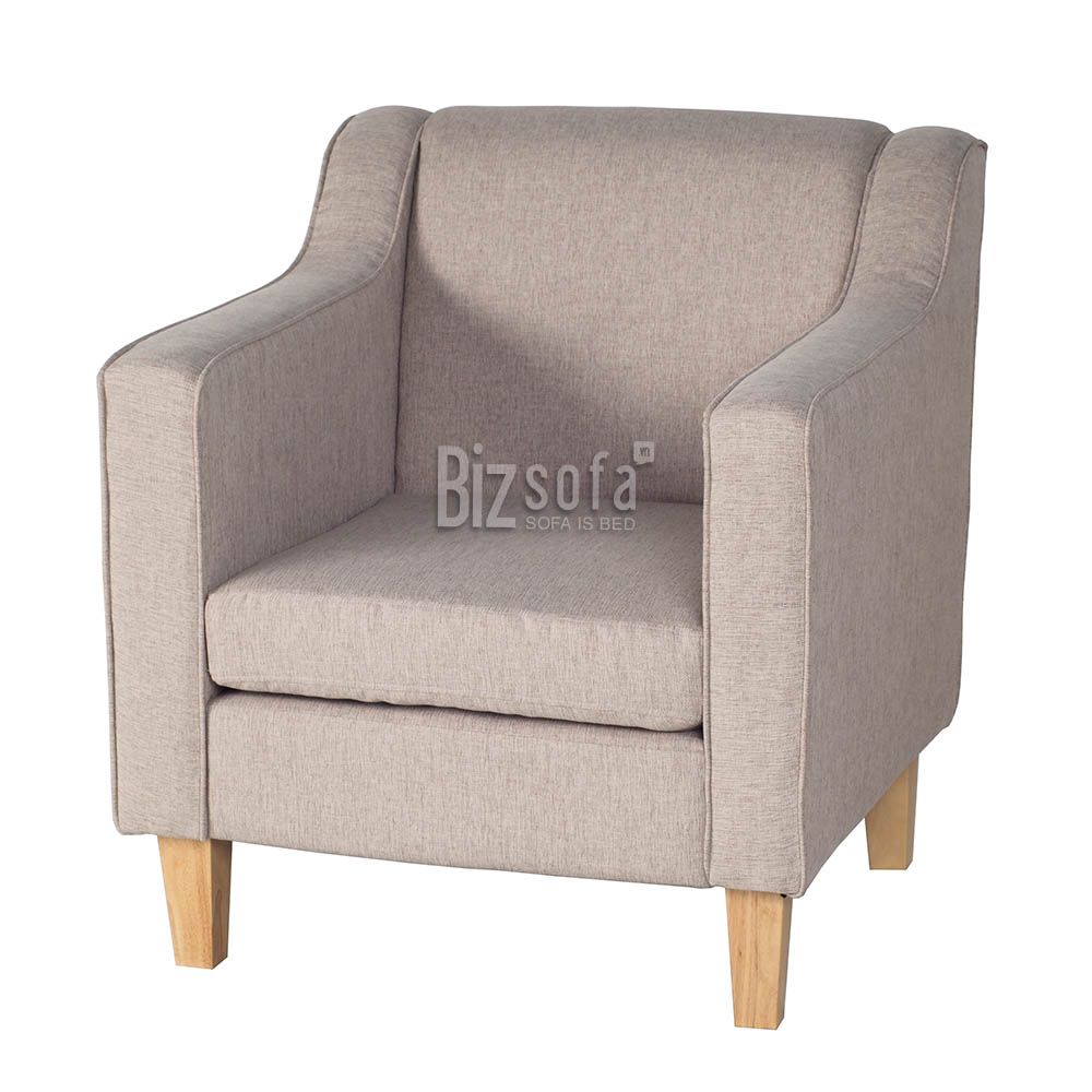 Sofa Băng Ghế B450 – 3 Chỗ – Màu Xám Trắng