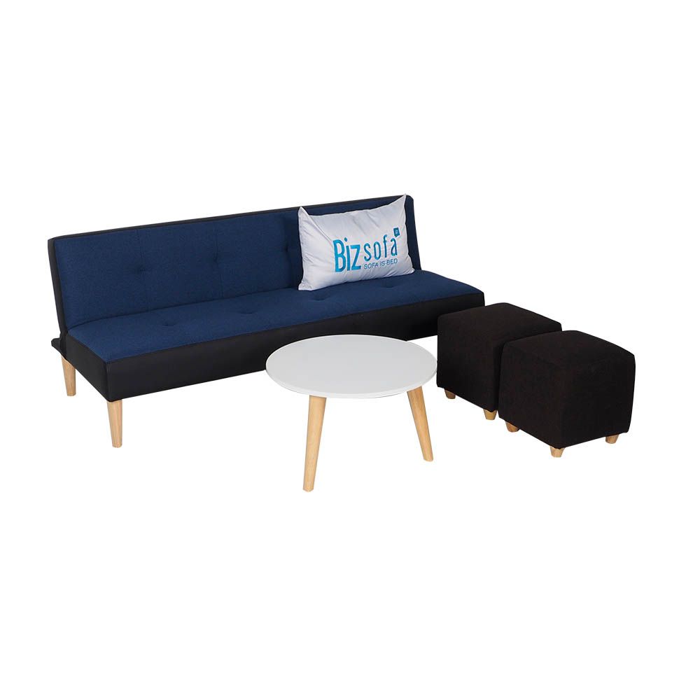 Combo Sofa Phòng khách B499 (Sofa giường + Bàn sofa + Ghế đôn)