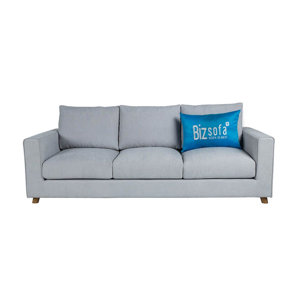 Sofa Băng Ghế B0349 – 3 Chỗ – Màu Xám Trắng
