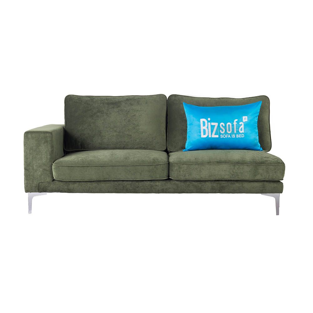 GHẾ SOFA GÓC L B021 – 3 CHỖ – MÀU XANH RÊU