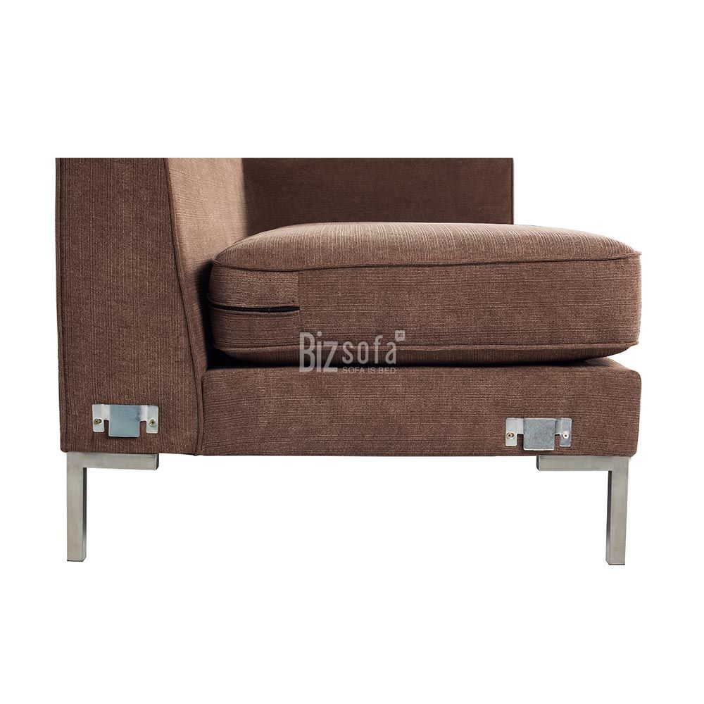 GHẾ SOFA GÓC L B0215 – 3 CHỖ – MÀU NÂU