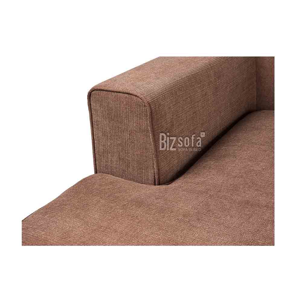 GHẾ SOFA GÓC L B0215 – 3 CHỖ – MÀU NÂU