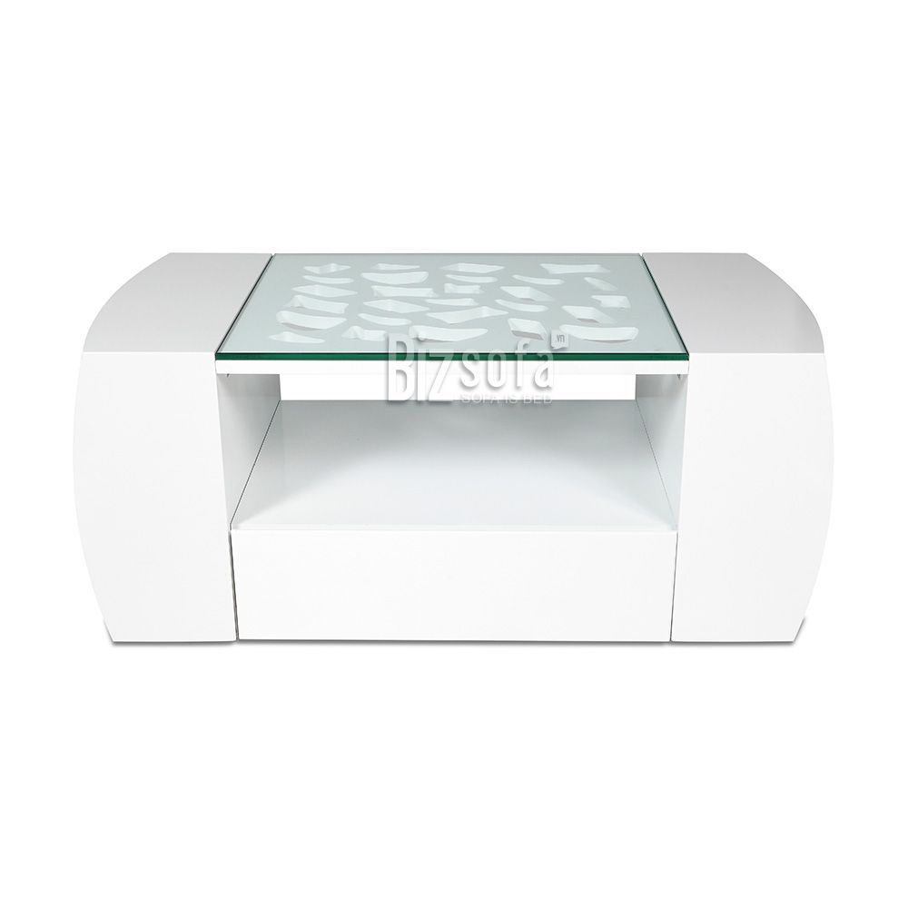 Bàn Sofa Gỗ SVN-09 Trắng