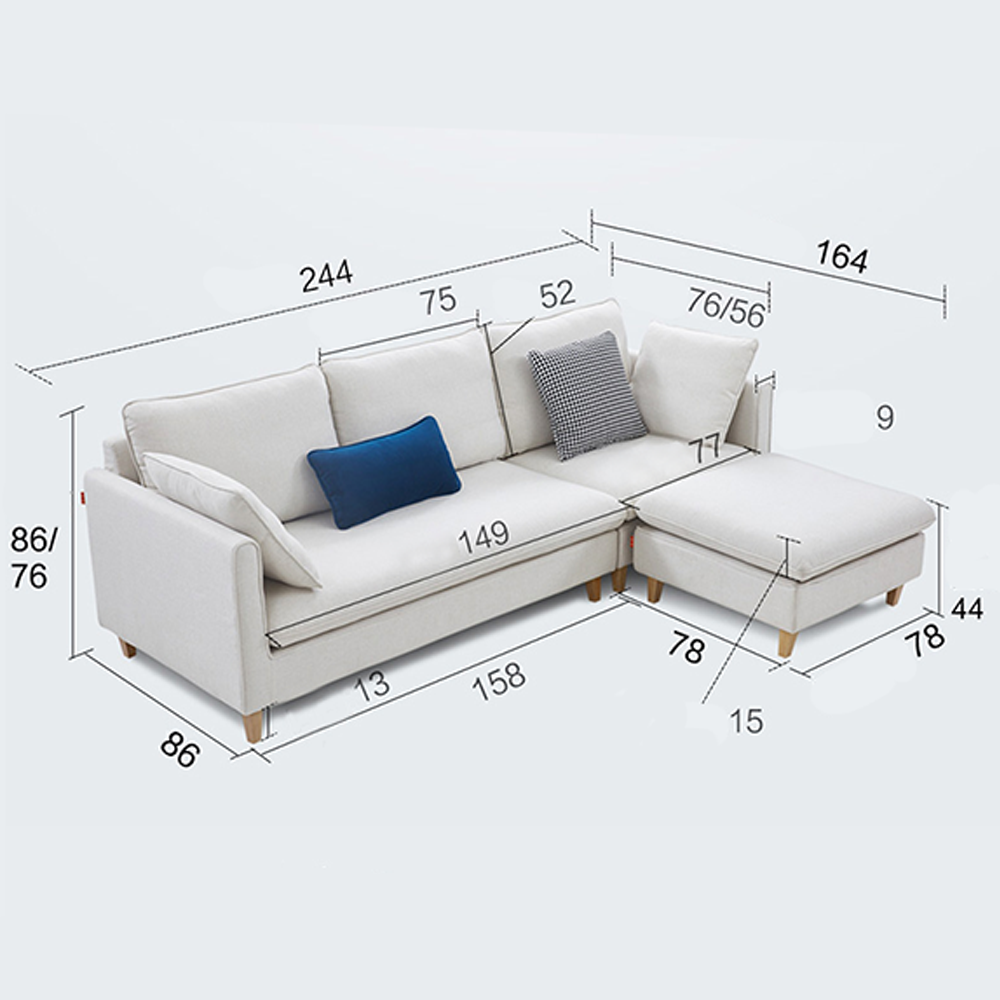 Sofa Phòng Khách TB028 – Nhiều màu trơn