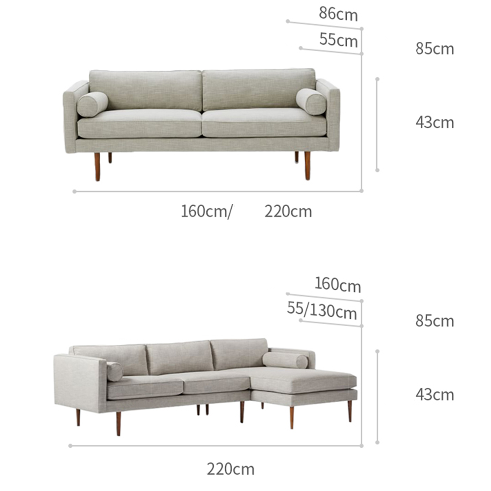 Sofa Phòng Khách TB011 – Nhiều màu trơn