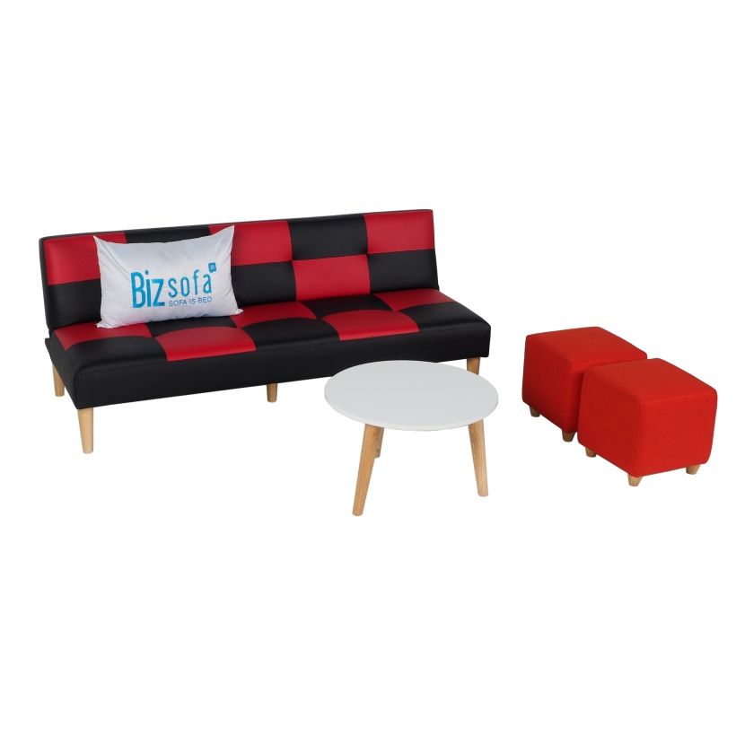 Combo Sofa Phòng Khách MLF-290 (Sofa giường + Bàn sofa + Ghế đôn)