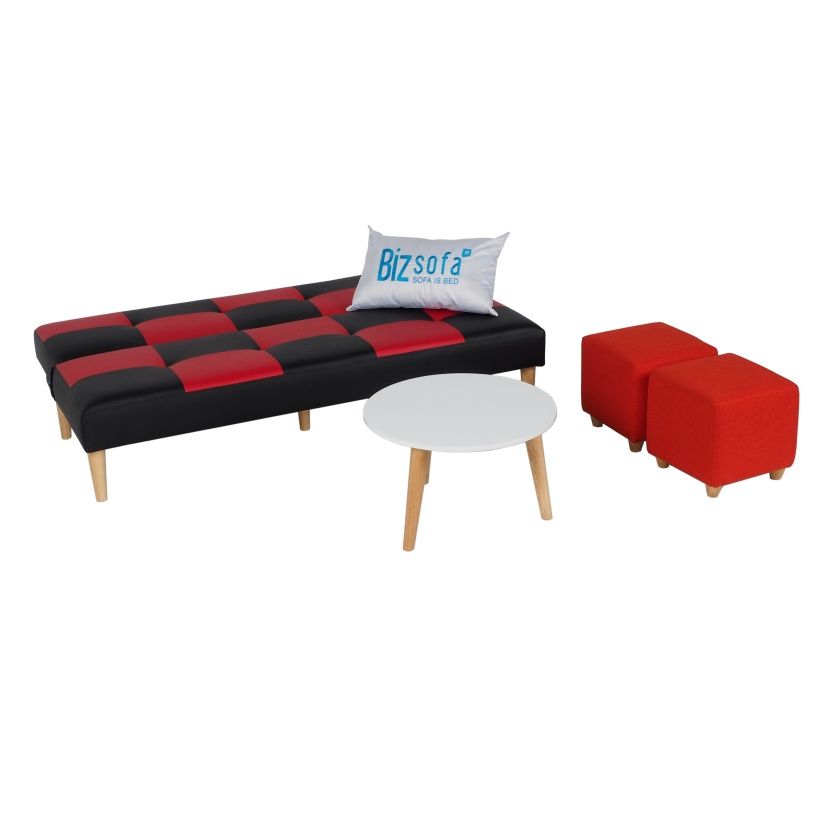 Combo Sofa Phòng Khách MLF-290 (Sofa giường + Bàn sofa + Ghế đôn)