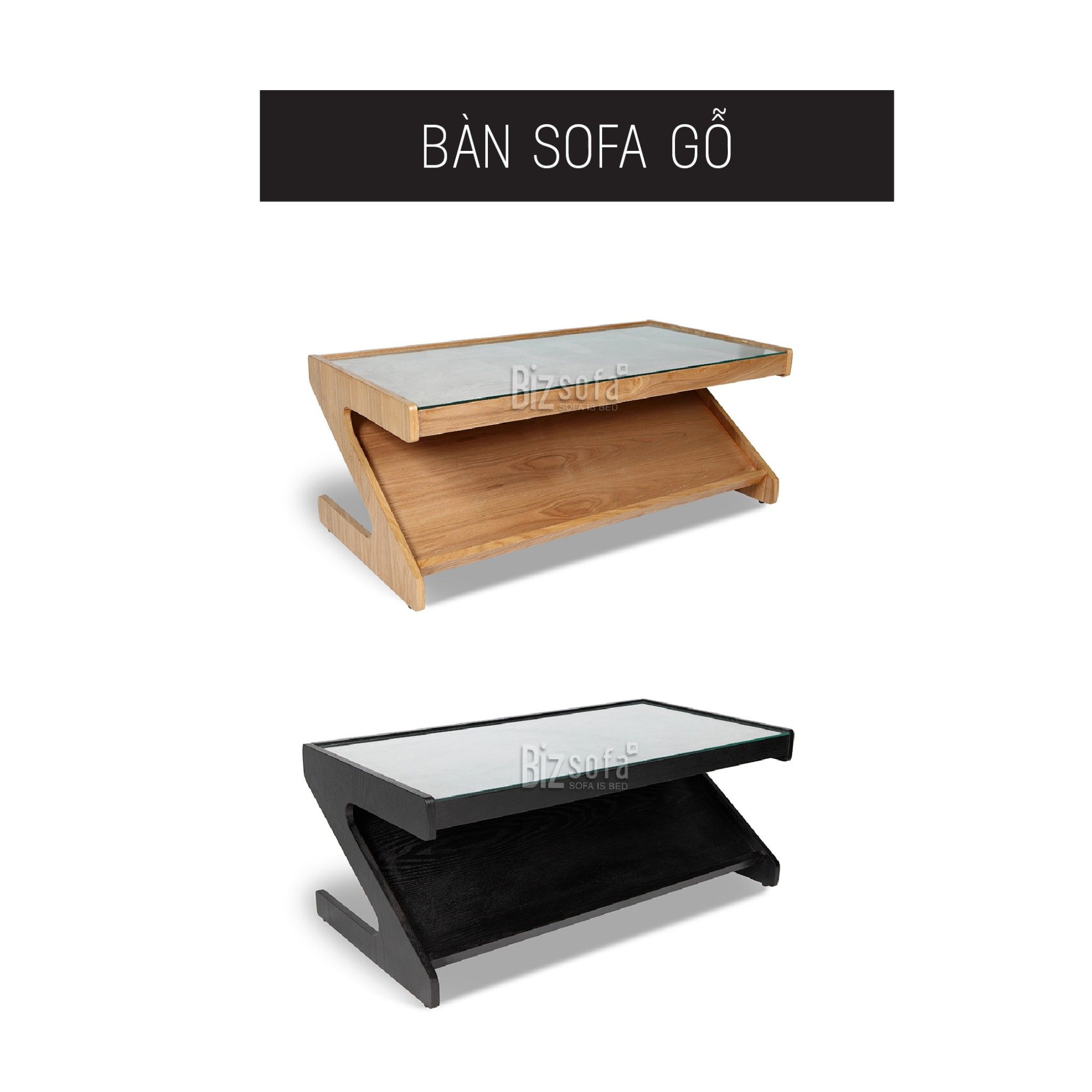 Bàn Sofa Gỗ SVN-26 Nhiều màu trơn