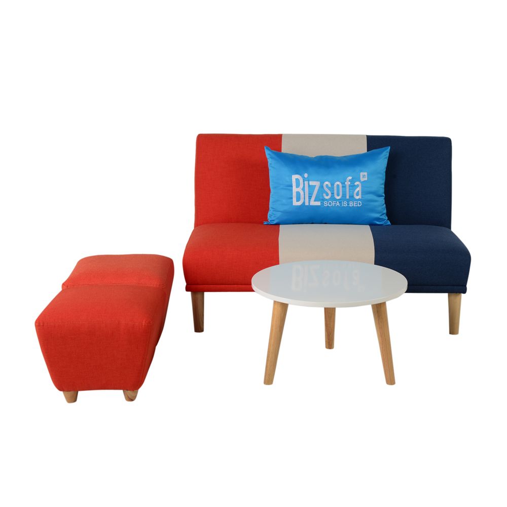 Combo Sofa Phòng khách MLF-121 (Sofa giường + Bàn sofa + Ghế đôn)