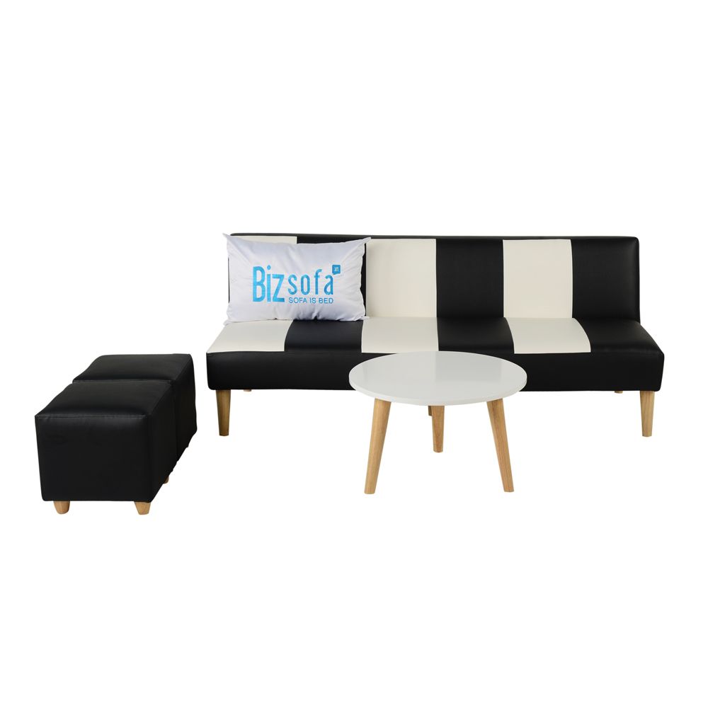 Combo Sofa Phòng khách MLF-280 (Sofa giường + Bàn sofa + Ghế đôn)