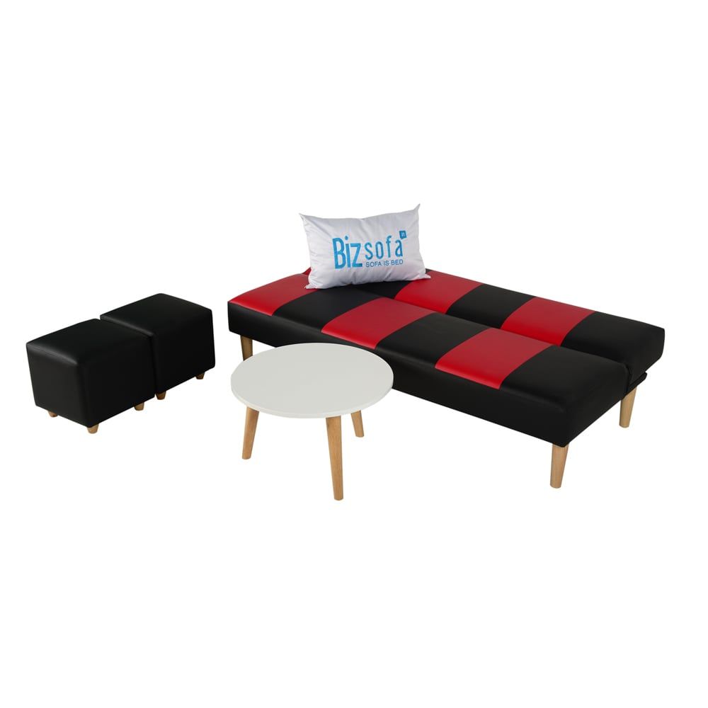 Combo Sofa Phòng khách MLF-280 (Sofa giường + Bàn sofa + Ghế đôn)