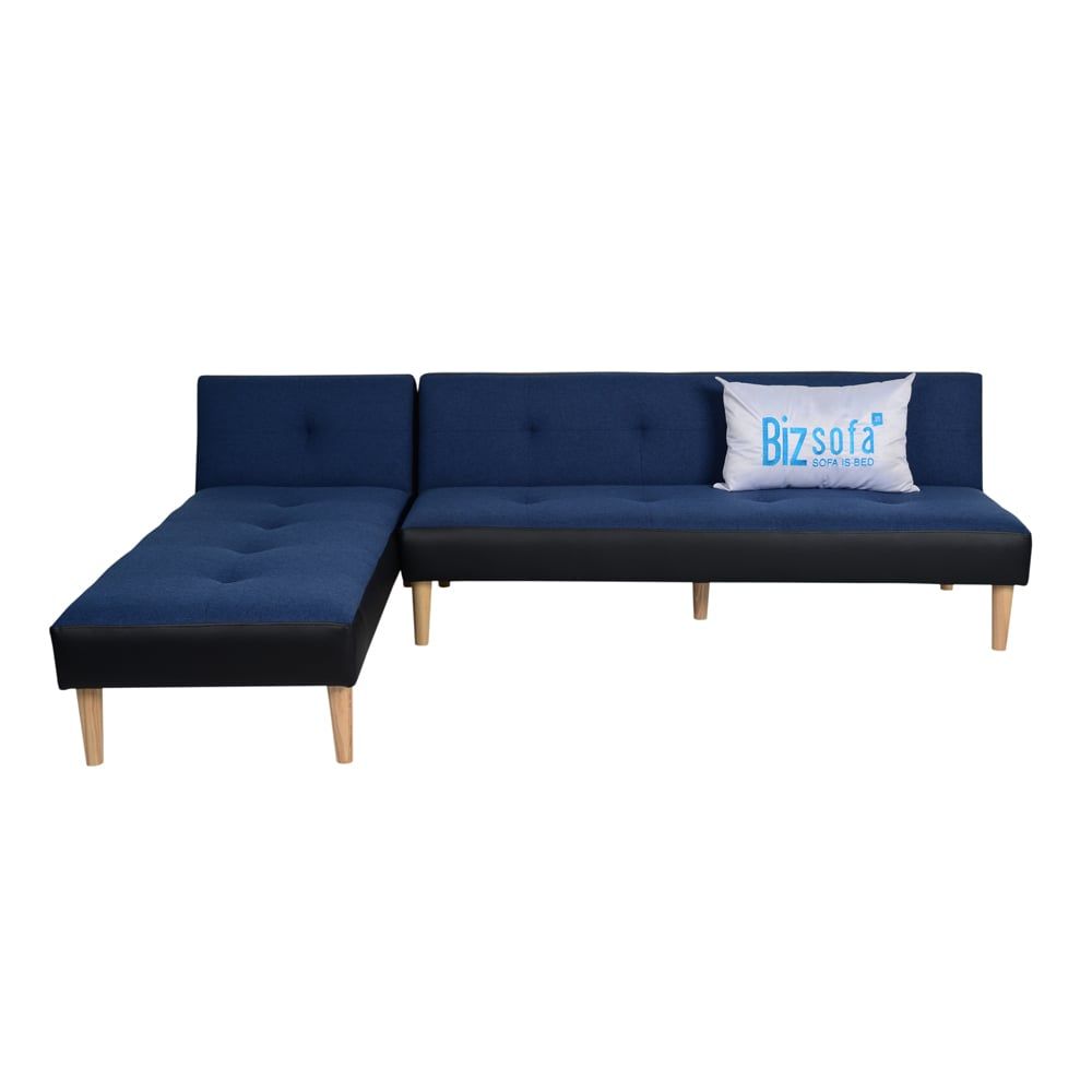 Combo Sofa Góc L (Sofa Giường + Sofa Thư Giãn) MLF-291 - Nhiều màu trơn