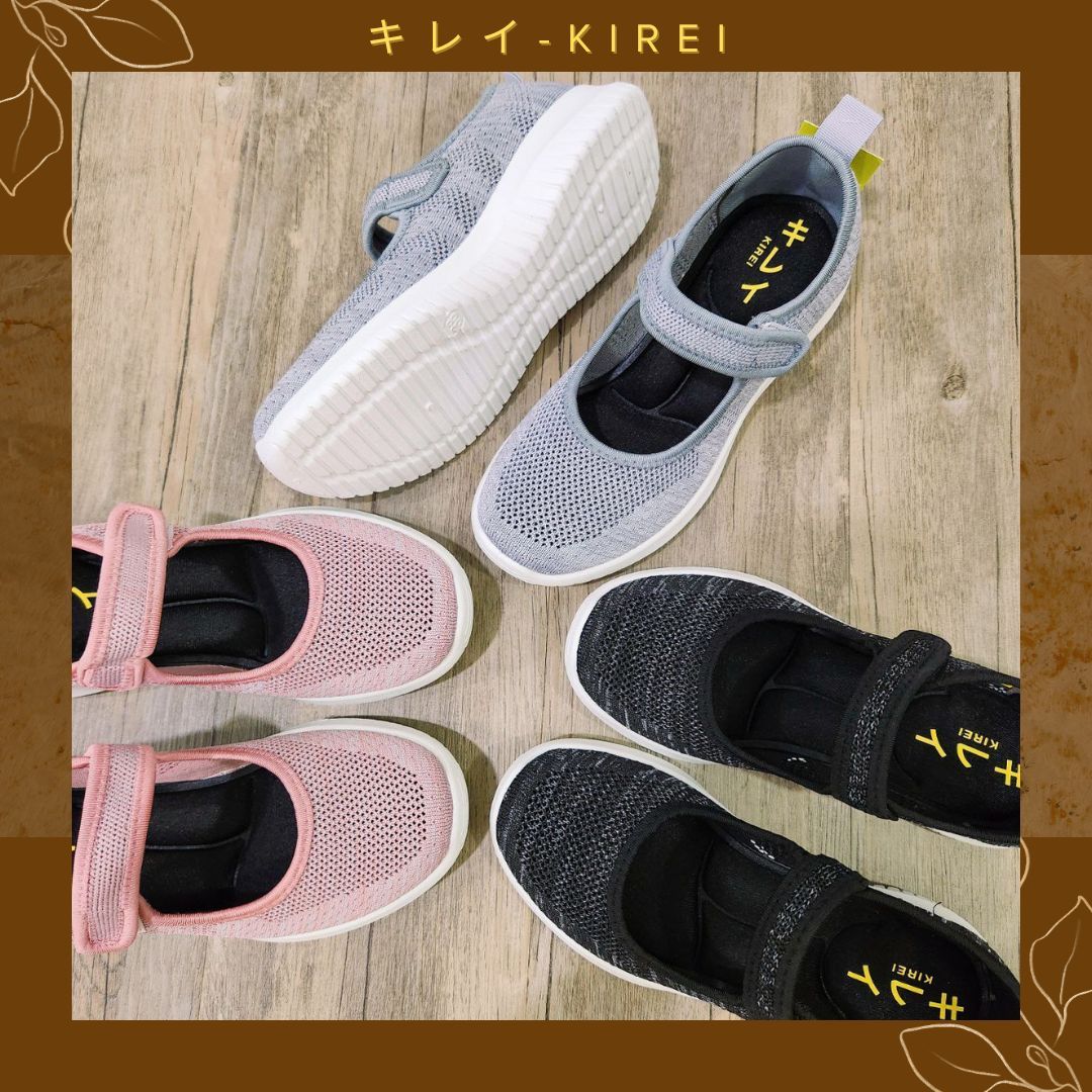 Giày Búp Bê Kirei Quai Dán BG Hồng