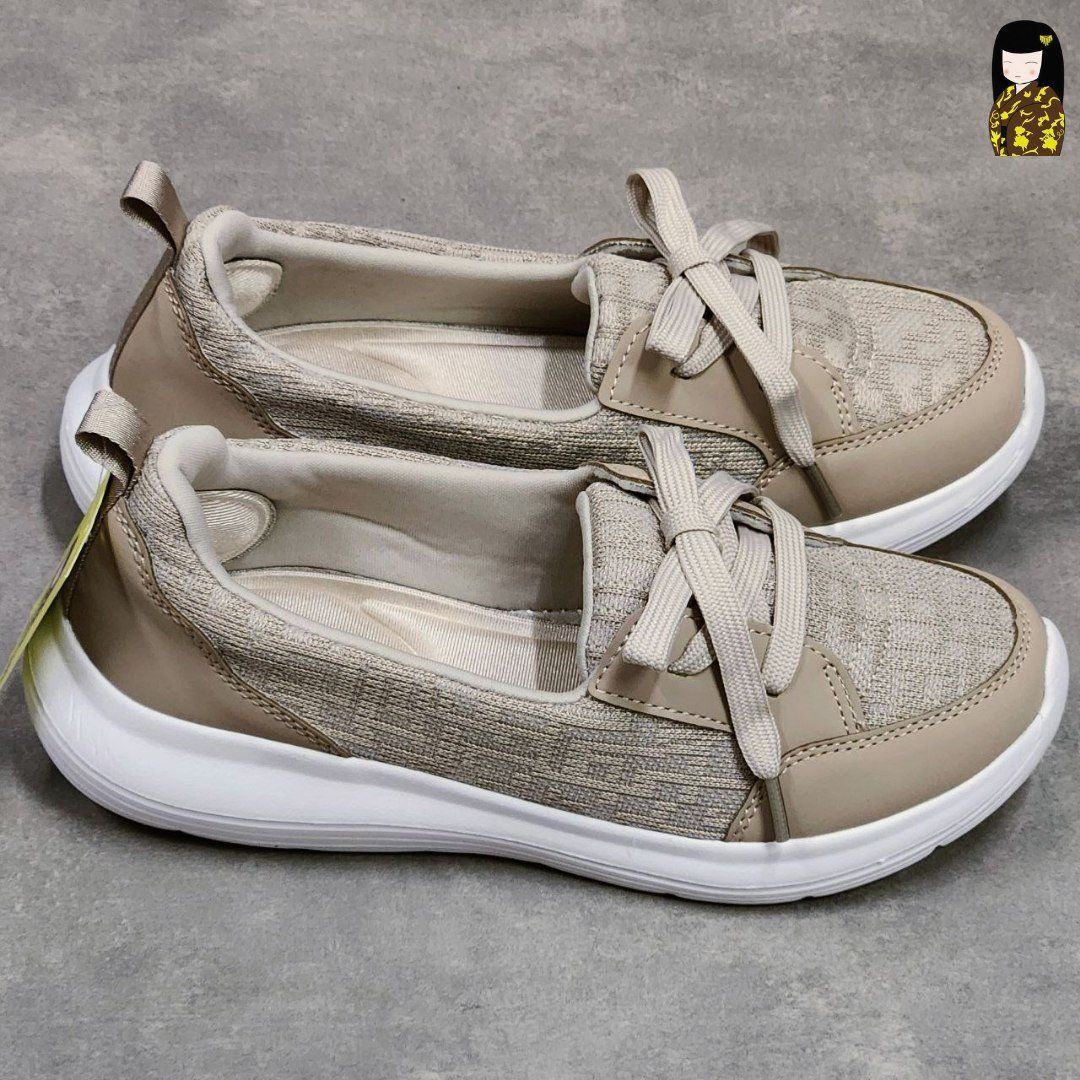 Kirei Walk BG Breathable Cột Dây Kem