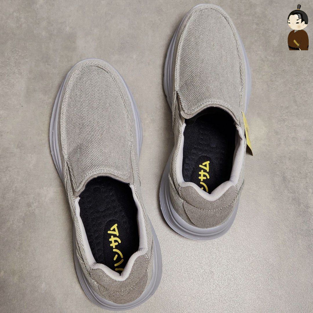 Giày lười Hansamu Walk đế siêu nhẹ BG Light Grey