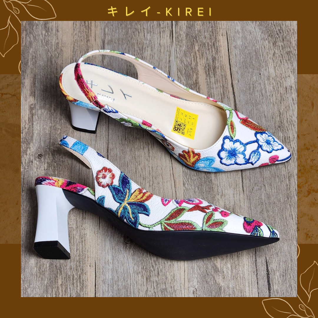 Sandal Kirei 3D FEP 7P 02 CP Hồng Trắng