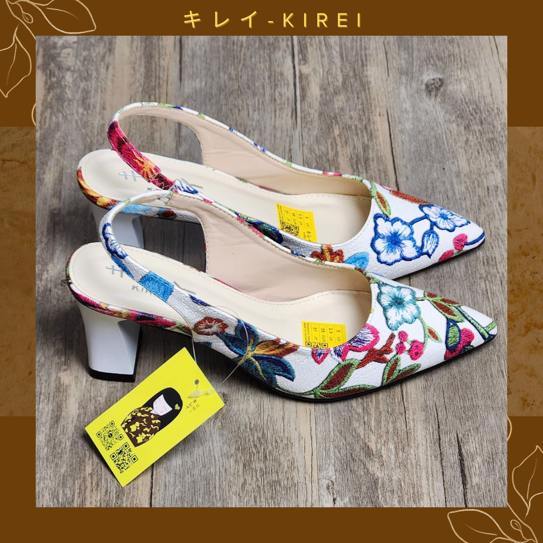 Sandal Kirei 3D FEP 7P 02 CP Hồng Trắng