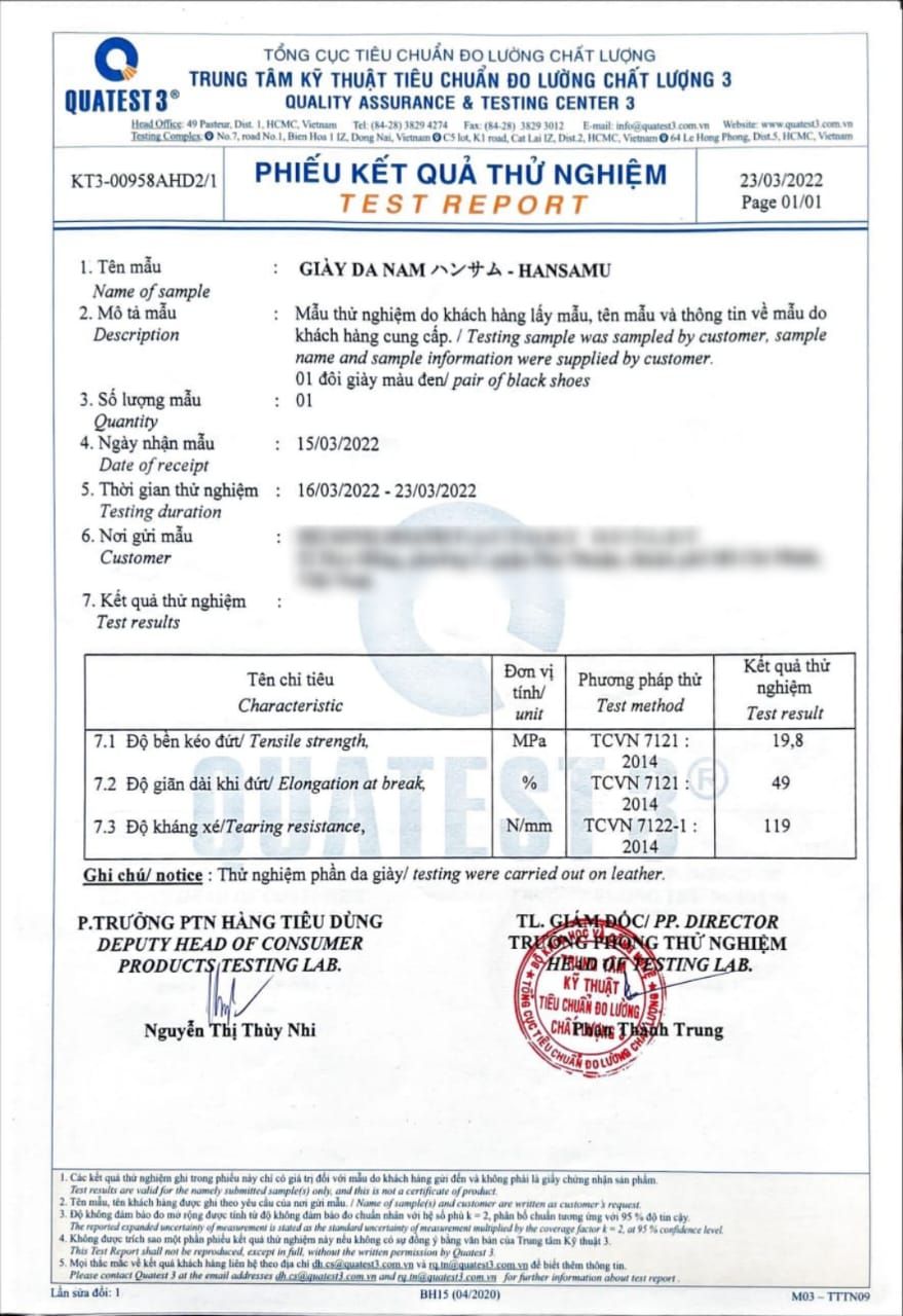 Hansamu Office DGD Giày mọi nam Binding Nâu
