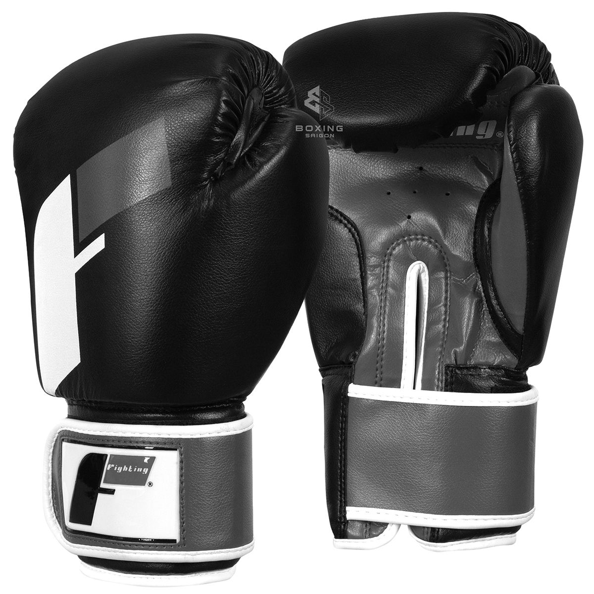 Găng Tay Fighting Big Logo Bag Gloves - Black/Grey/White