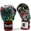 Găng Tay Twins FBGVL3-64 Saint Knuckle Boxing Gloves - Black/Green