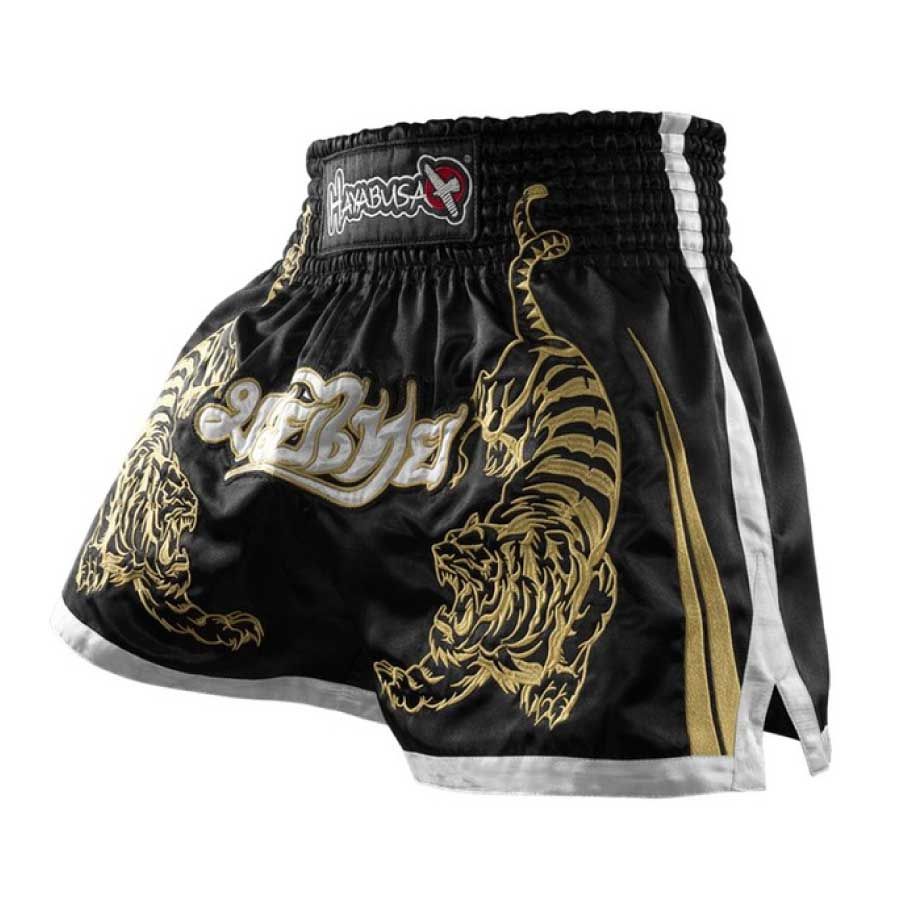 QUẦN HAYABUSA MUAY THAI SHORT - BLACK