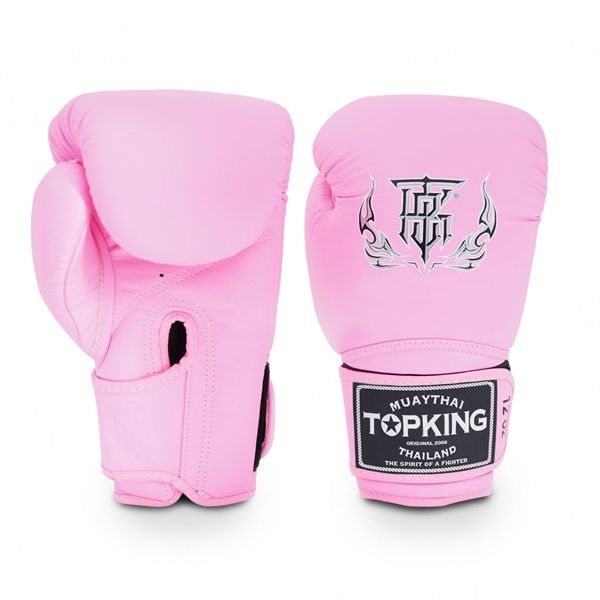 Găng Tay Top King TKBGSV Super Single Tone Boxing Gloves - Pink