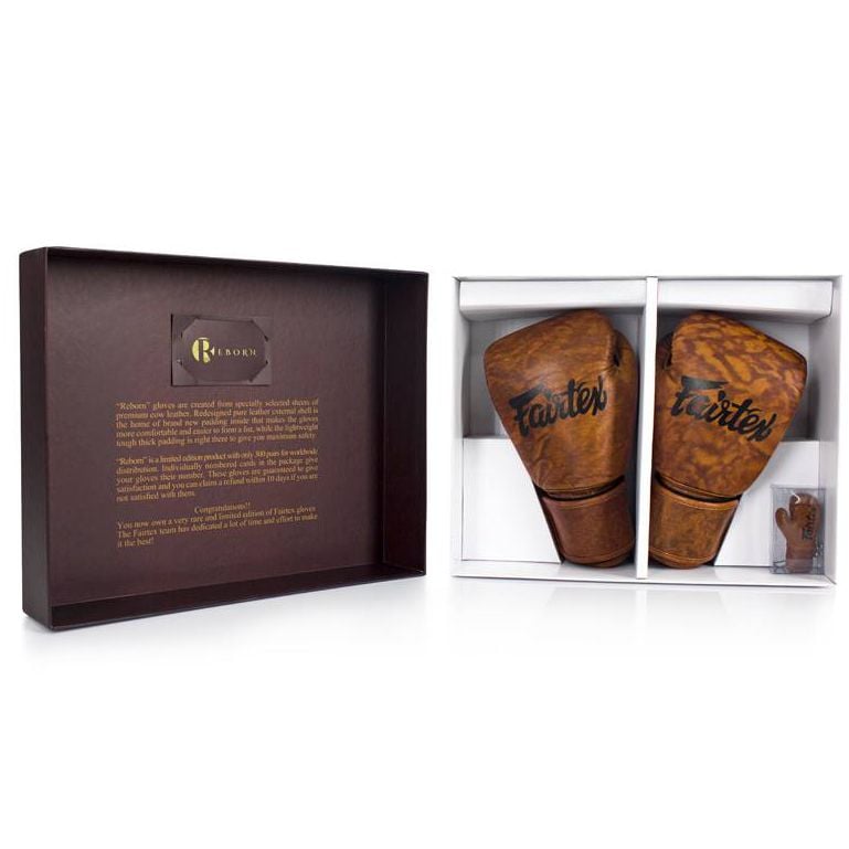 GĂNG TAY FAIRTEX 'REBORN' VINTAGE MUAY THAI & BOXING GLOVES