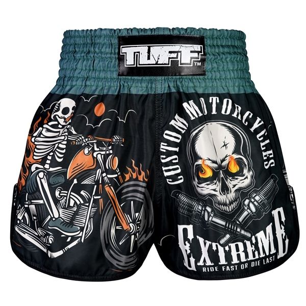 Quần TUFF Muay Thai Boxing Shorts High-Cut Retro Style