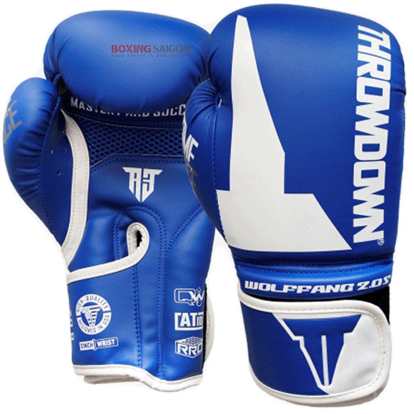 Găng Tay Throwdown Wolf Fang 2.0S Boxing Gloves - Blue/White