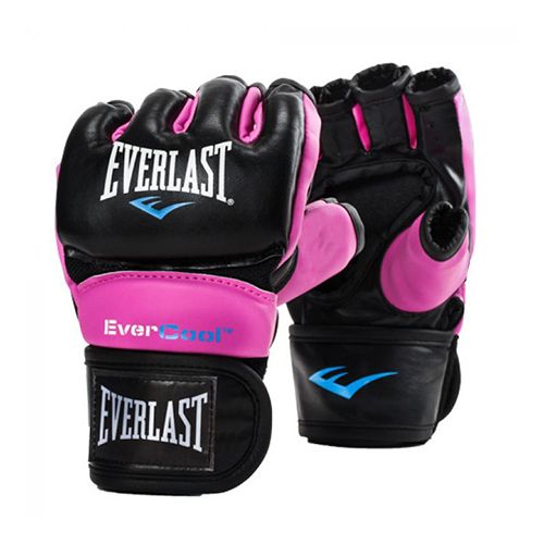 GĂNG TAY EVERLAST WOMEN'S EVERSTRIKE TRAINING MMA GLOVES - BLACK/PINK
