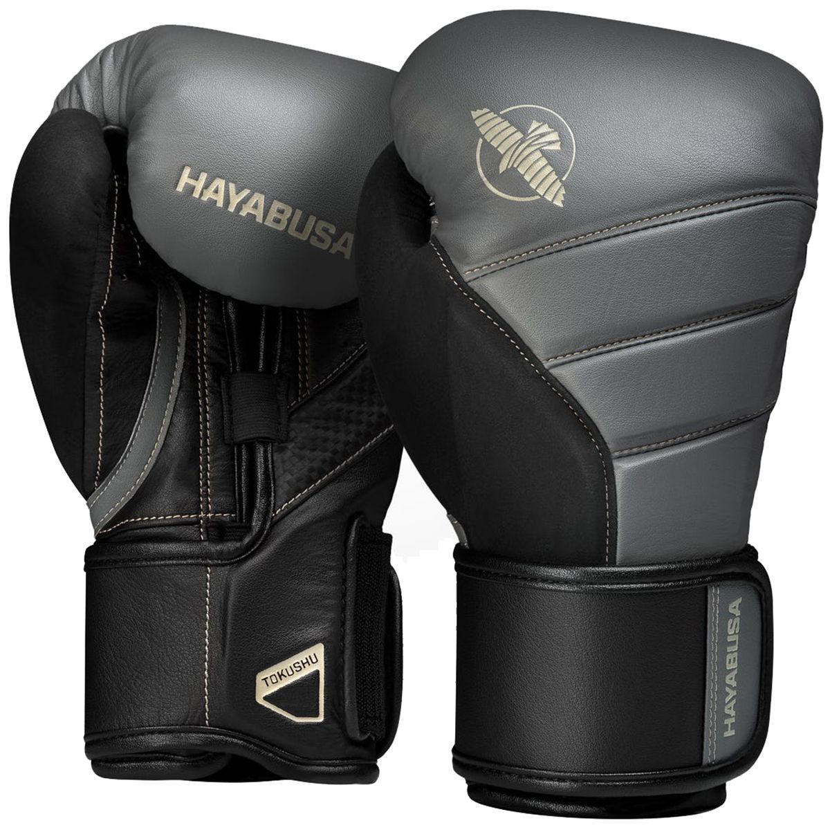 GĂNG TAY HAYABUSA T3 BOXING GLOVES - CHARCOAL/BLACK