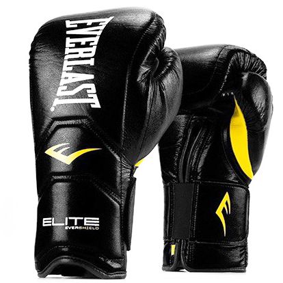 Găng Tay Everlast Elite Hook & Loop Training Gloves - Black