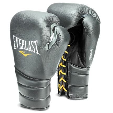 GĂNG TAY EVERLAST PROTEX3 PROFESSIONAL FIGHT BOXING GLOVES - GREY