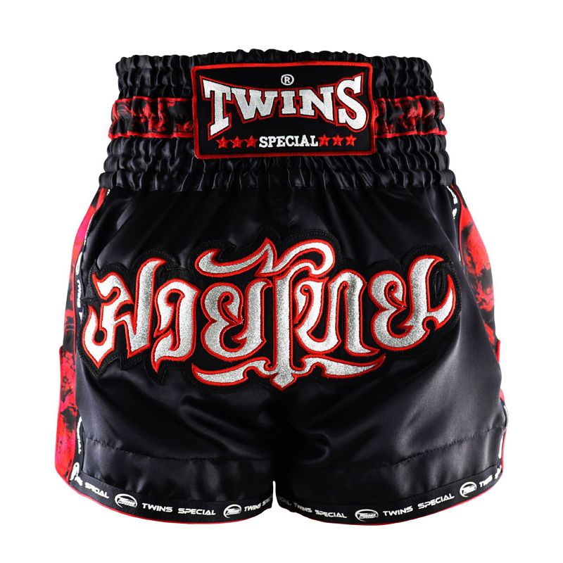 Quần Twins Special Muay Thai Shorts TBS-SKULL - BLACK