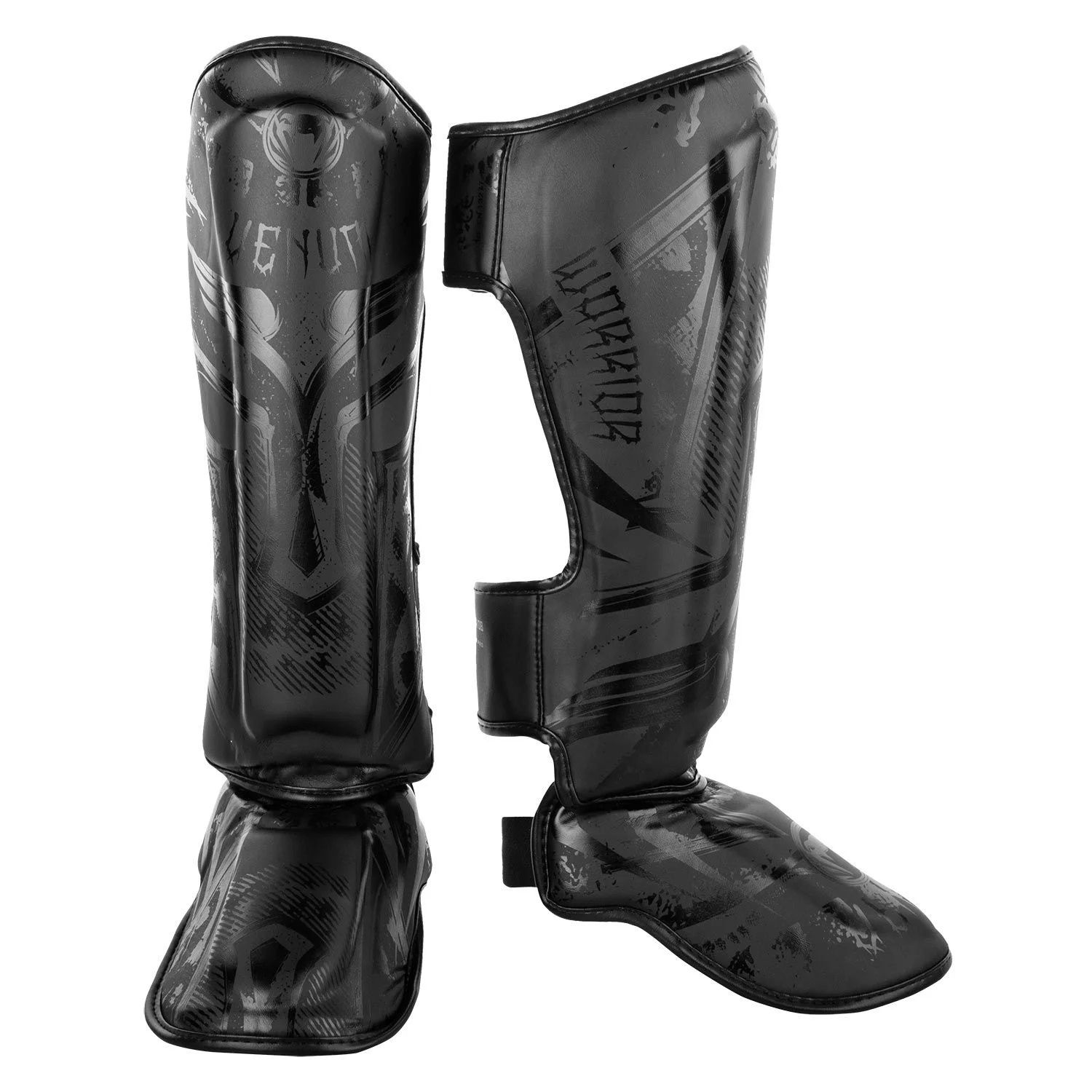 Bảo Hộ Chân Venum Gladiator 3.0 Shin Guards - Matte Black