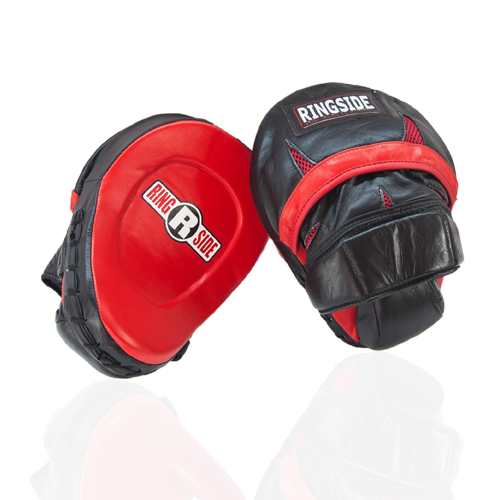 ĐÍCH ĐẤM RINGSIDE PUNCH MITTS - BLACK/RED - HÀNG GIA CÔNG