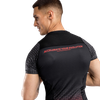 Áo bó UFC Venum Performance Institute Rashguard Short Sleeves - Black/Red