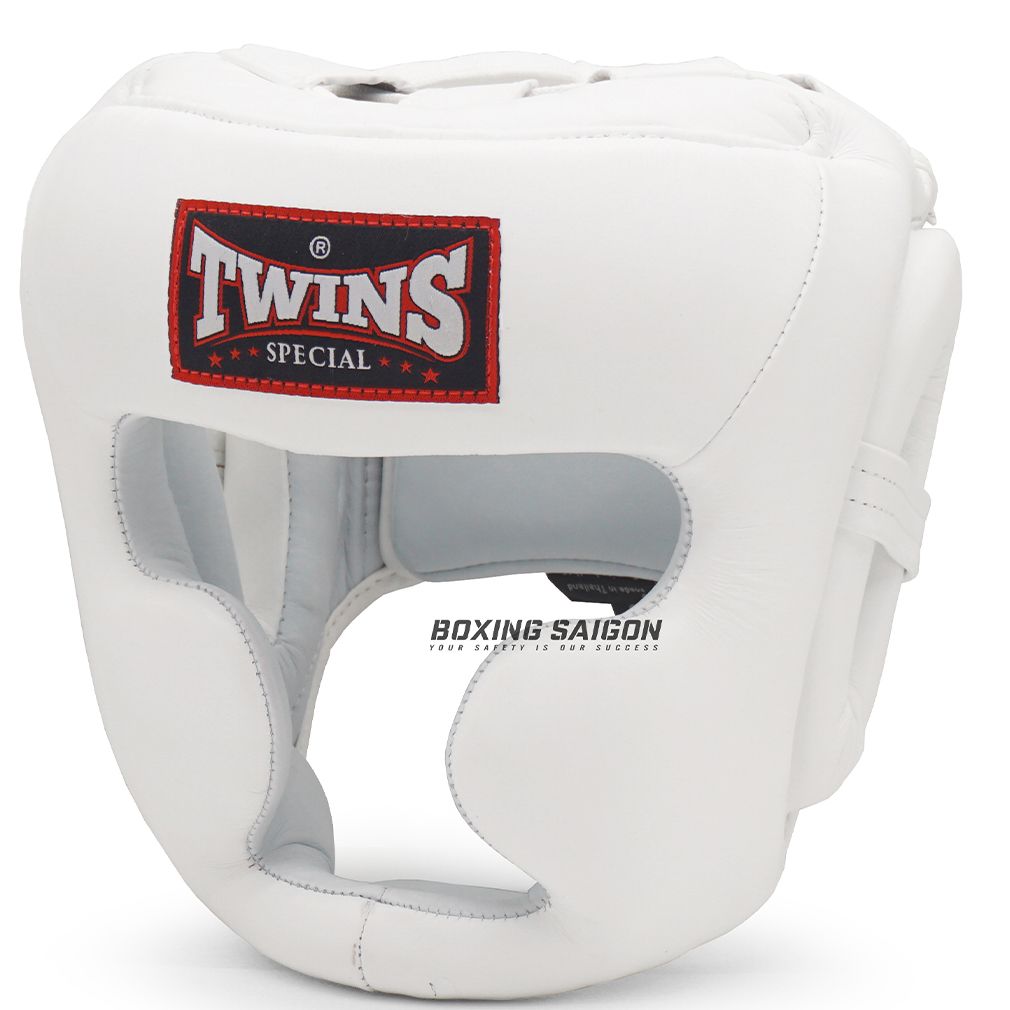 Bảo Hộ Đầu Twins HGL3 Sparring Headguard - White