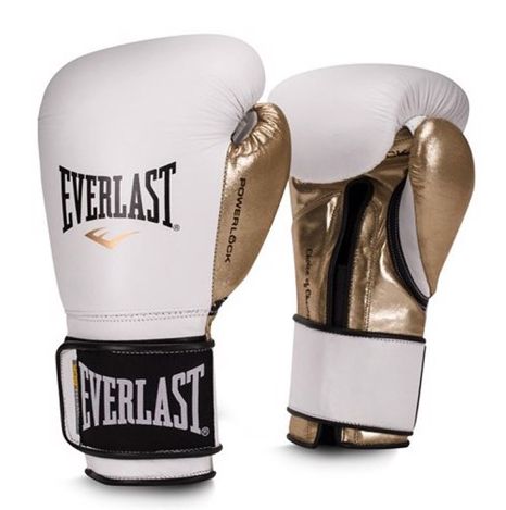GĂNG TAY EVERLAST POWERLOCK HOOK & LOOP TRAINING GLOVES - WHITE